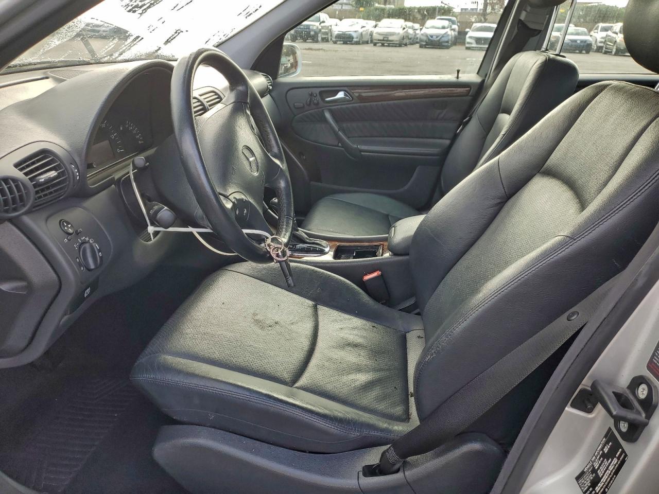2001 Mercedes-benz C 320 Silver vin: WDBRF64JX1F094414