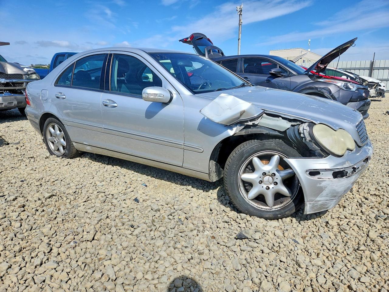 2001 Mercedes-benz C 320 Silver vin: WDBRF64JX1F094414