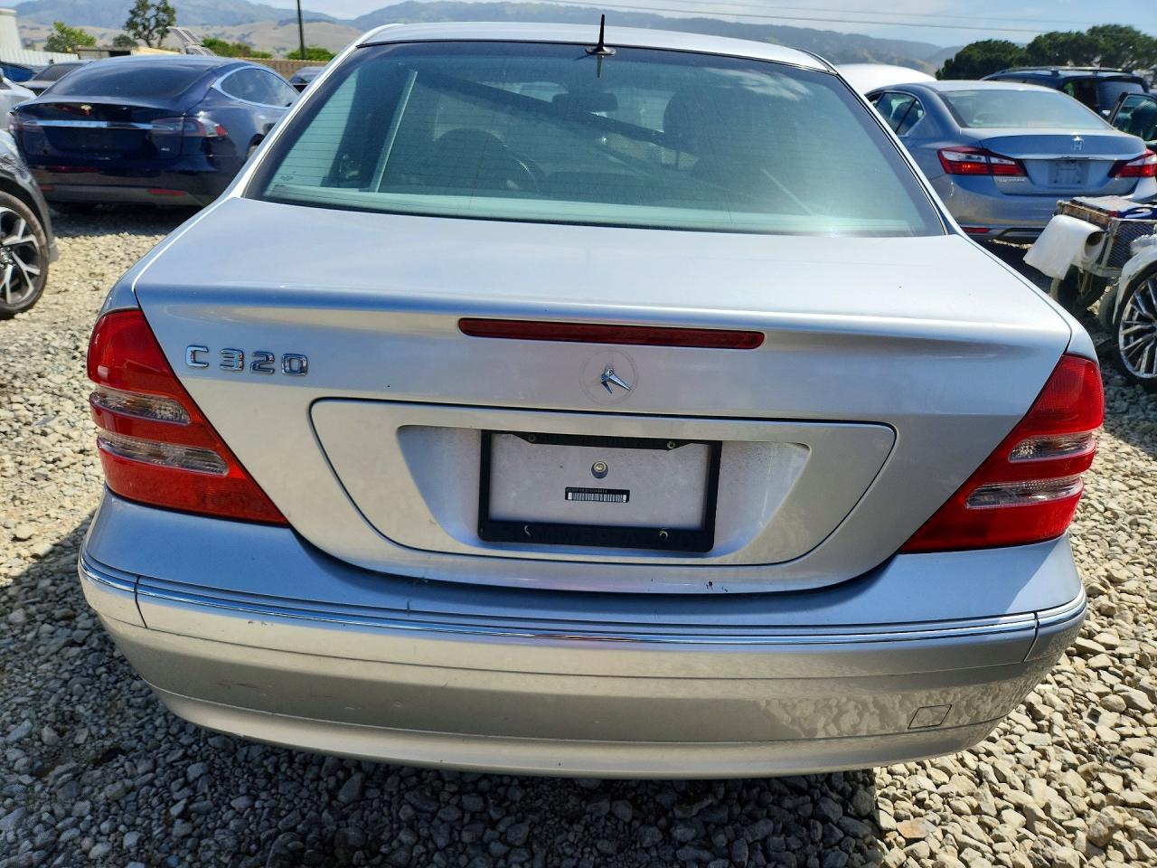 2001 Mercedes-benz C 320 Silver vin: WDBRF64JX1F094414