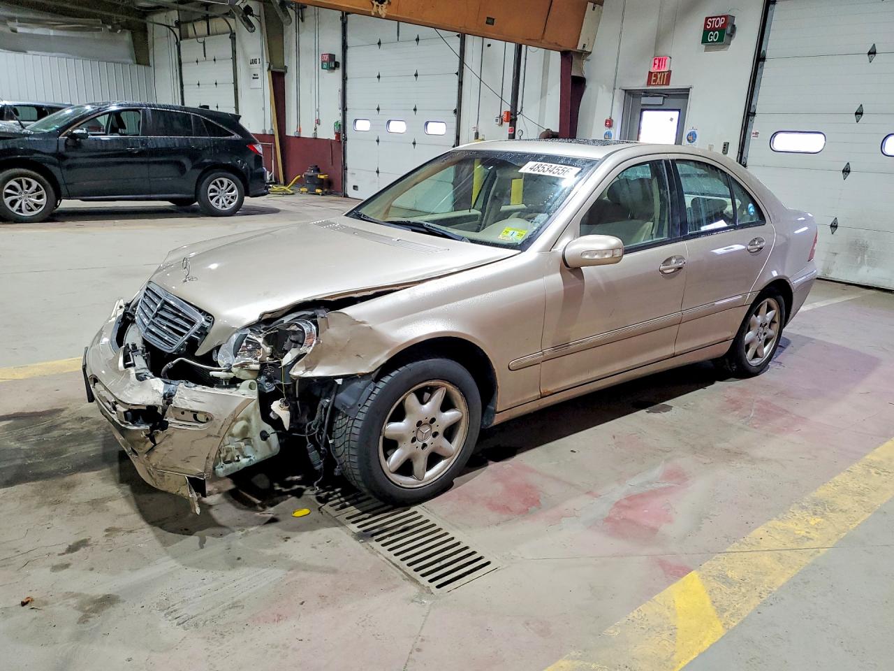 2002 Mercedes-benz C 320 Beige vin: WDBRF64JX2E003939