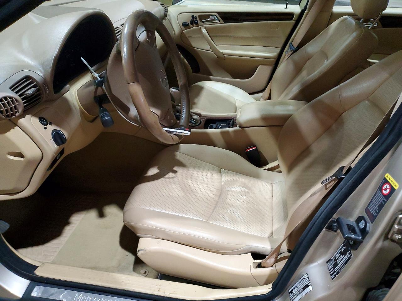 2002 Mercedes-benz C 320 Beige vin: WDBRF64JX2E003939