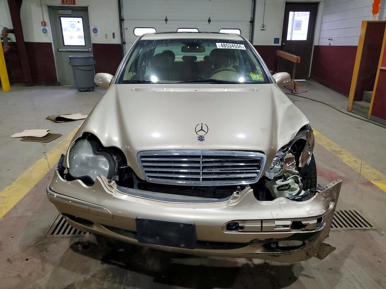 2002 Mercedes-benz C 320 Beige vin: WDBRF64JX2E003939