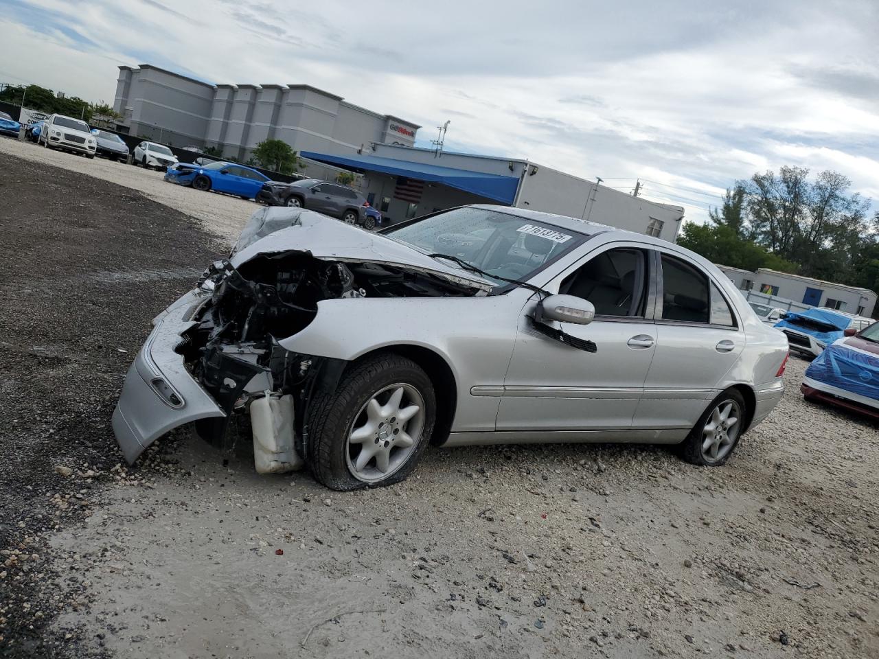 2002 Mercedes-benz C 320 Silver vin: WDBRF64JX2E005092