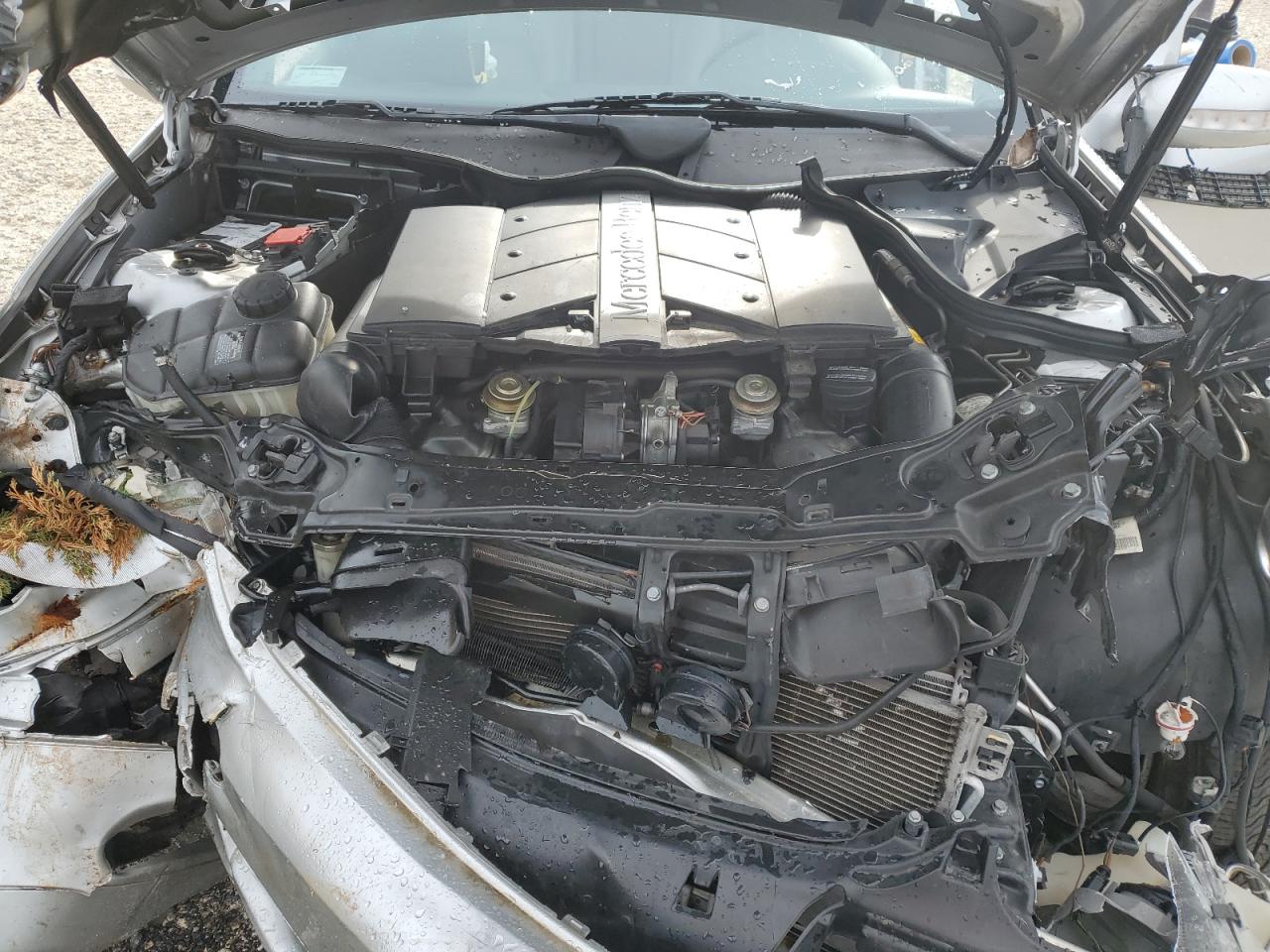 2002 Mercedes-benz C 320 Silver vin: WDBRF64JX2E005092