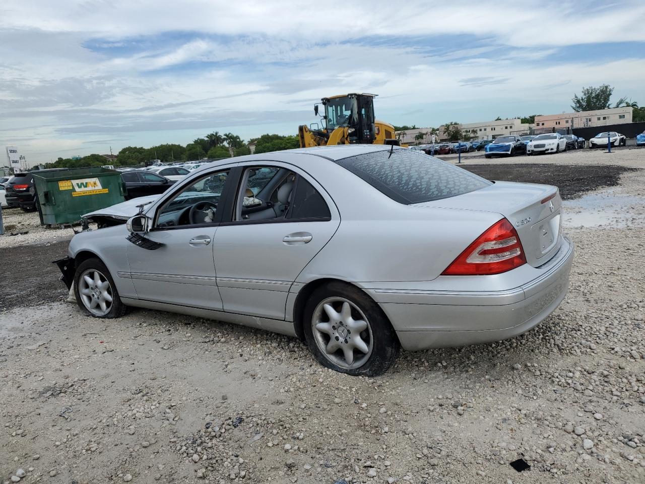 2002 Mercedes-benz C 320 Silver vin: WDBRF64JX2E005092