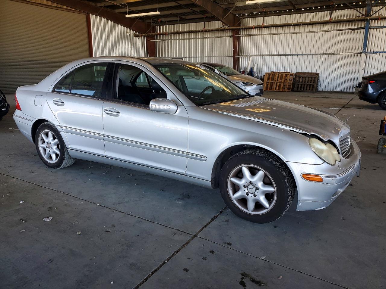 2003 Mercedes-benz C 320 Silver vin: WDBRF64JX3F396627