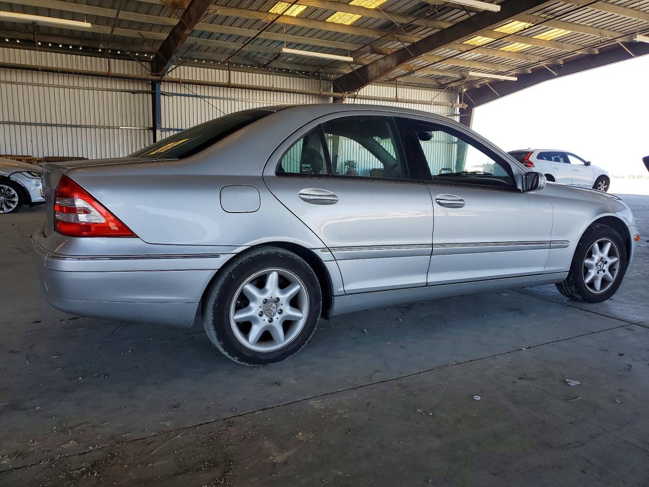 2003 Mercedes-benz C 320 Silver vin: WDBRF64JX3F396627