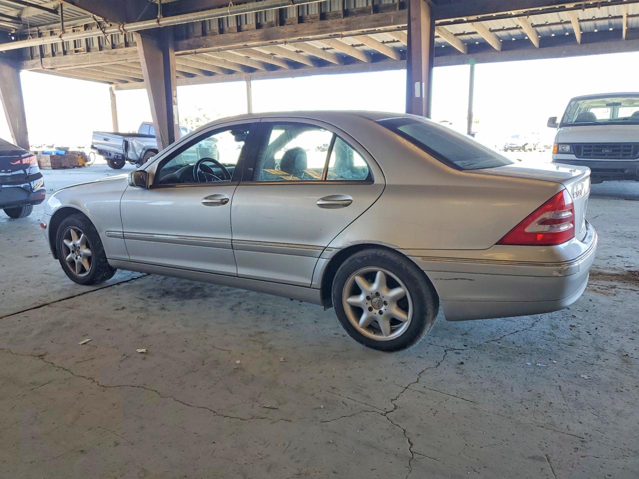 2003 Mercedes-benz C 320 Silver vin: WDBRF64JX3F396627