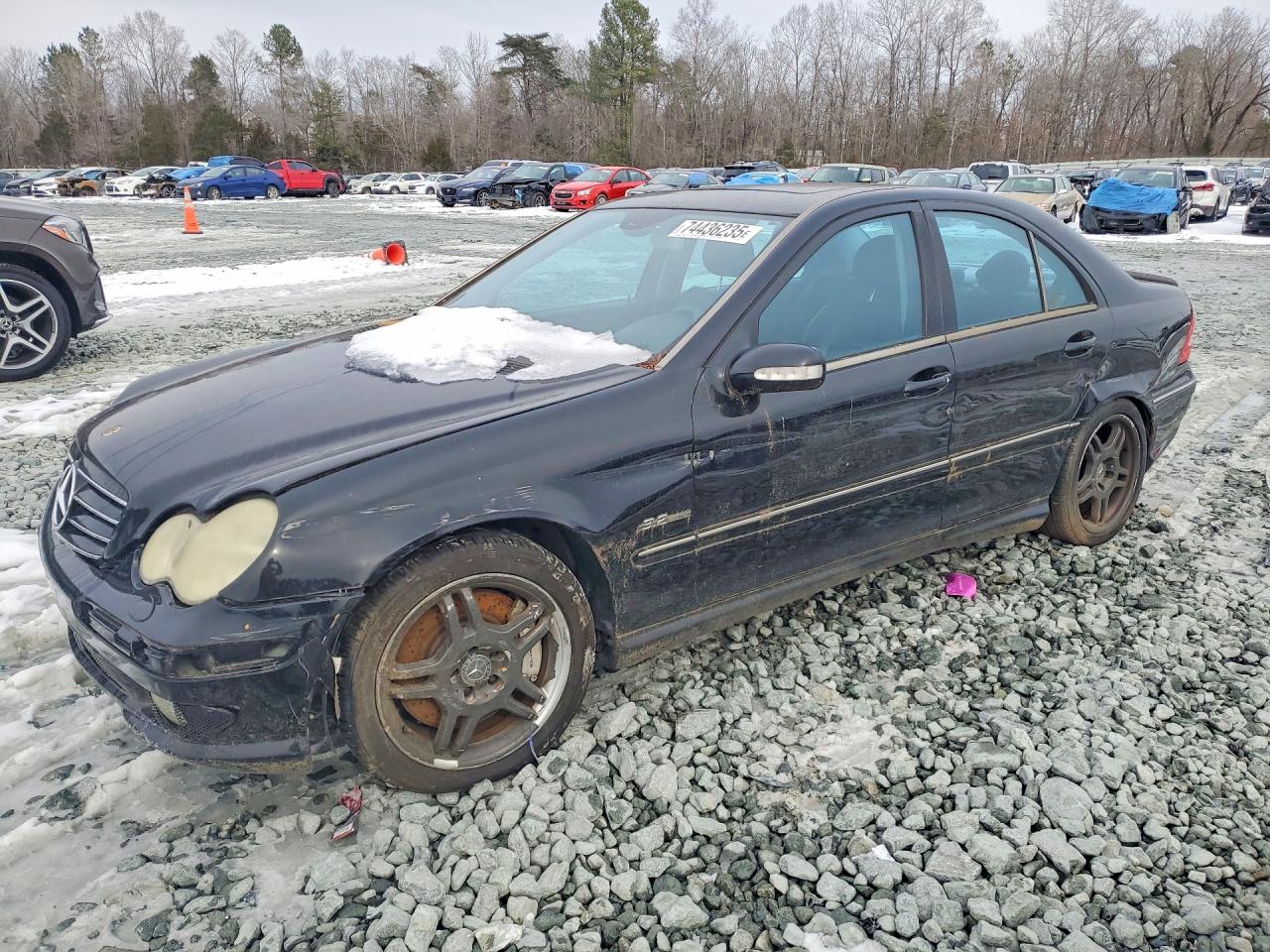 2002 Mercedes-benz C 32 Amg Kompressor Black vin: WDBRF65J02F232851