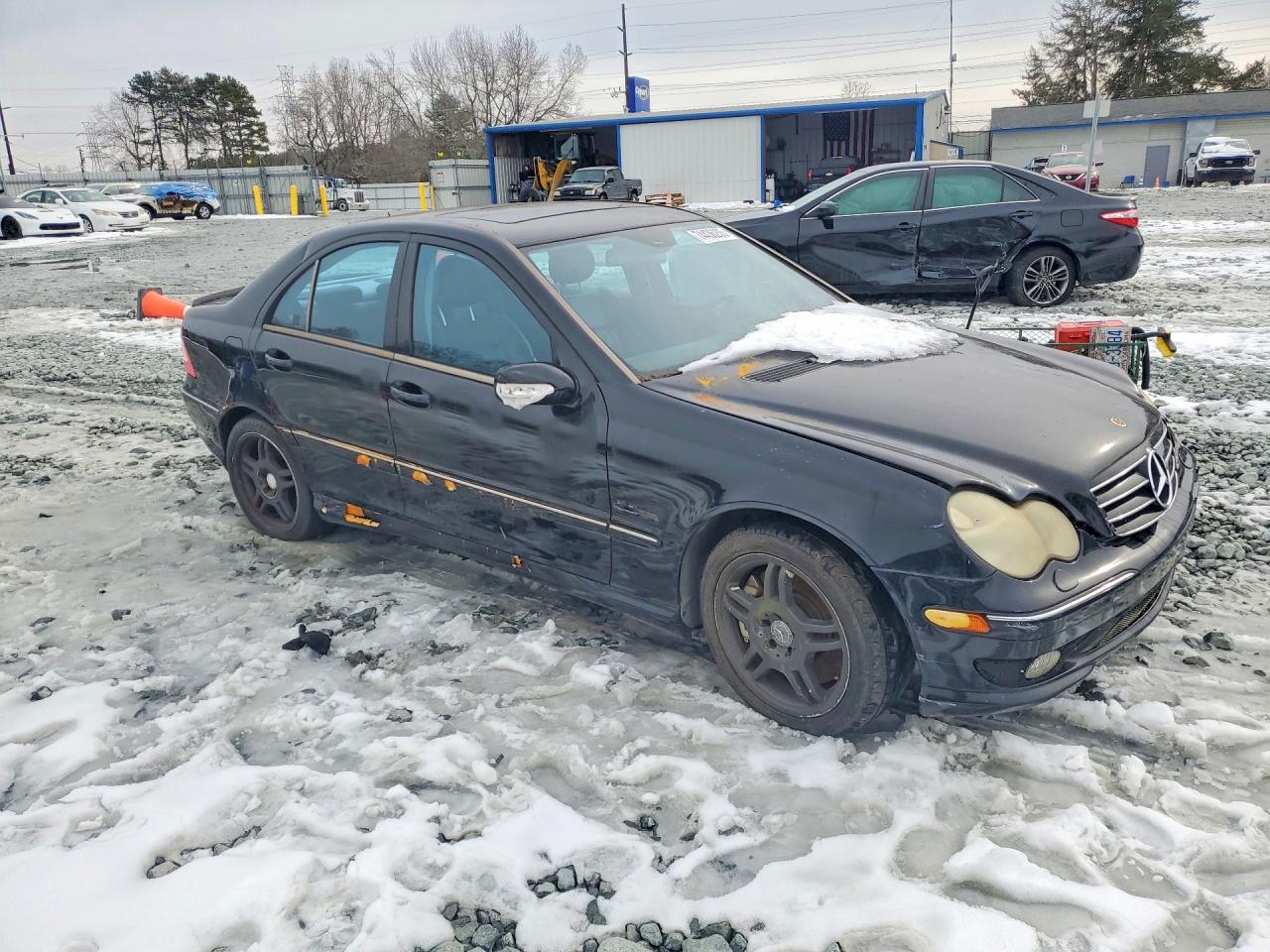 2002 Mercedes-benz C 32 Amg Kompressor Black vin: WDBRF65J02F232851