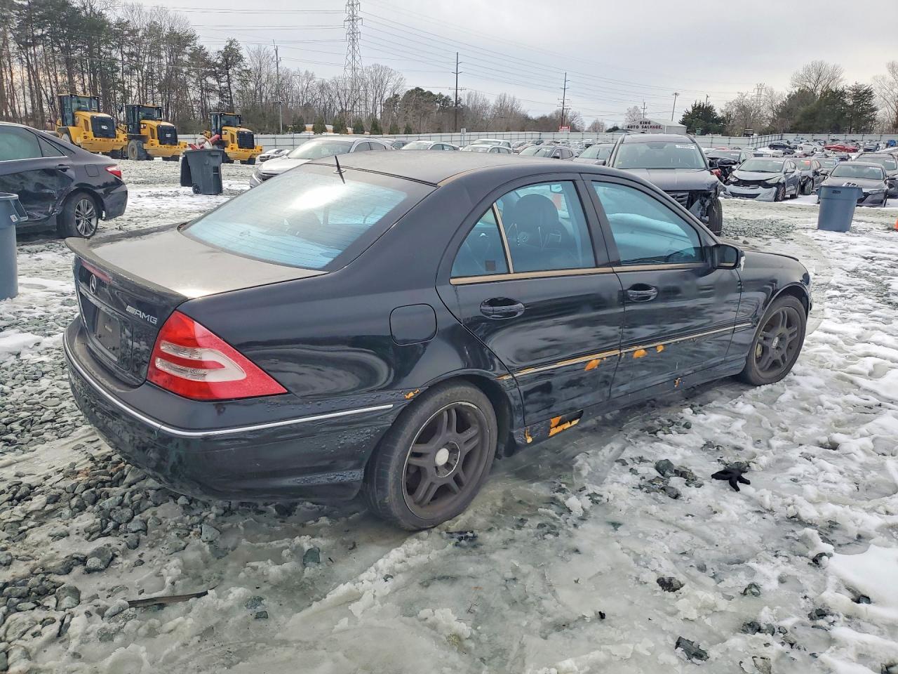 2002 Mercedes-benz C 32 Amg Kompressor Black vin: WDBRF65J02F232851