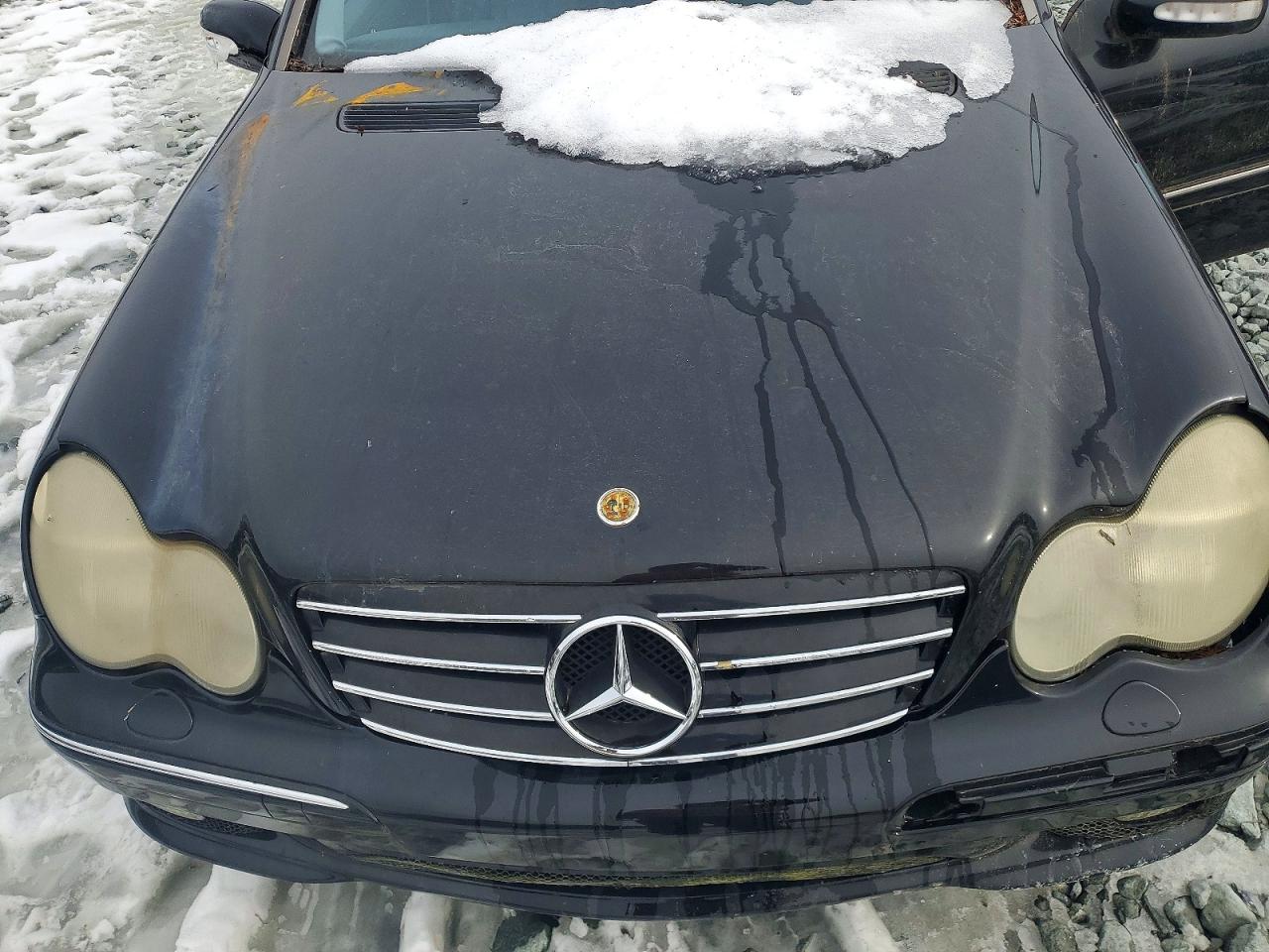 2002 Mercedes-benz C 32 Amg Kompressor Black vin: WDBRF65J02F232851