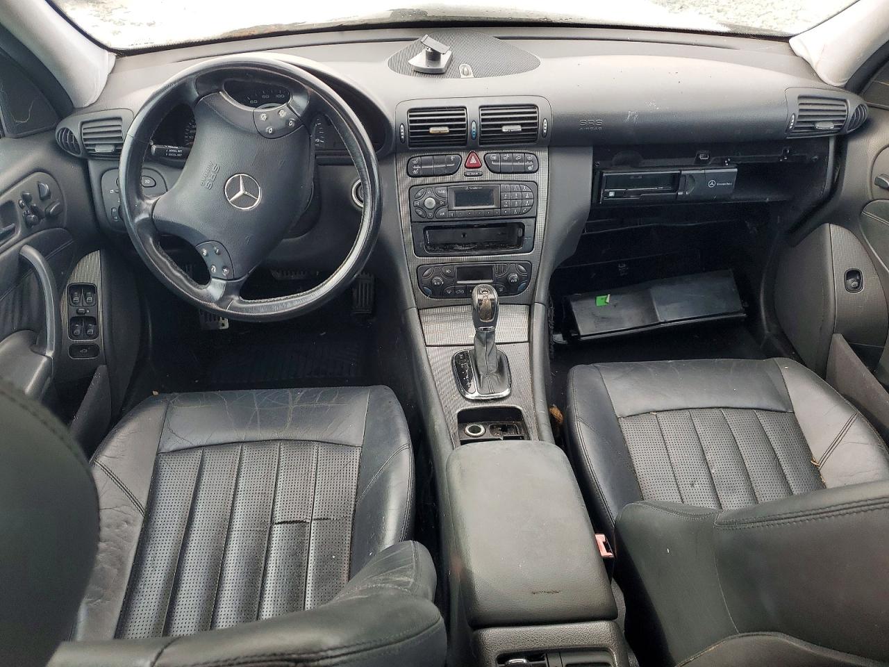 2002 Mercedes-benz C 32 Amg Kompressor Black vin: WDBRF65J02F232851