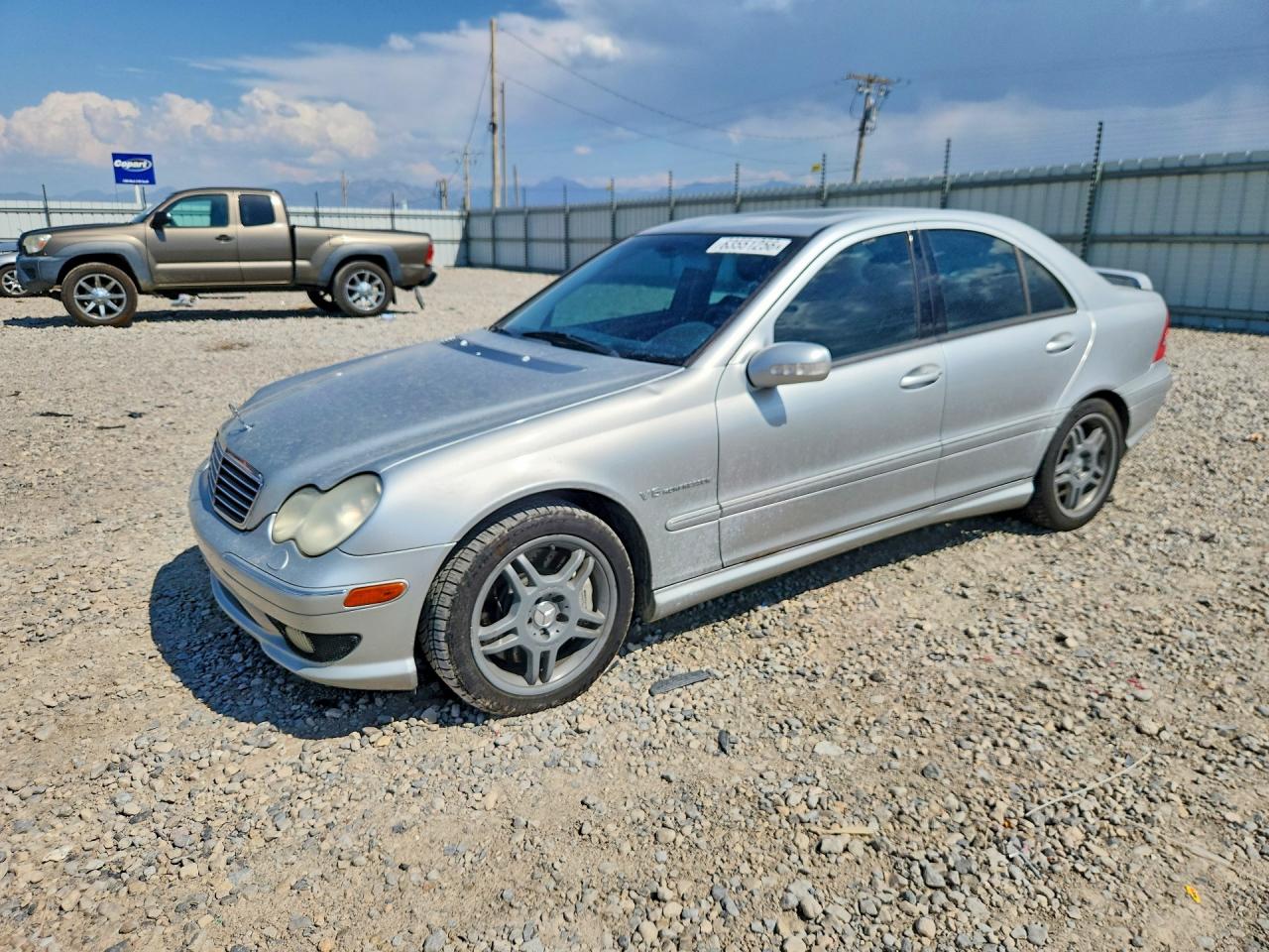 2003 Mercedes-benz C 32 Amg Kompressor Silver vin: WDBRF65J03F436339