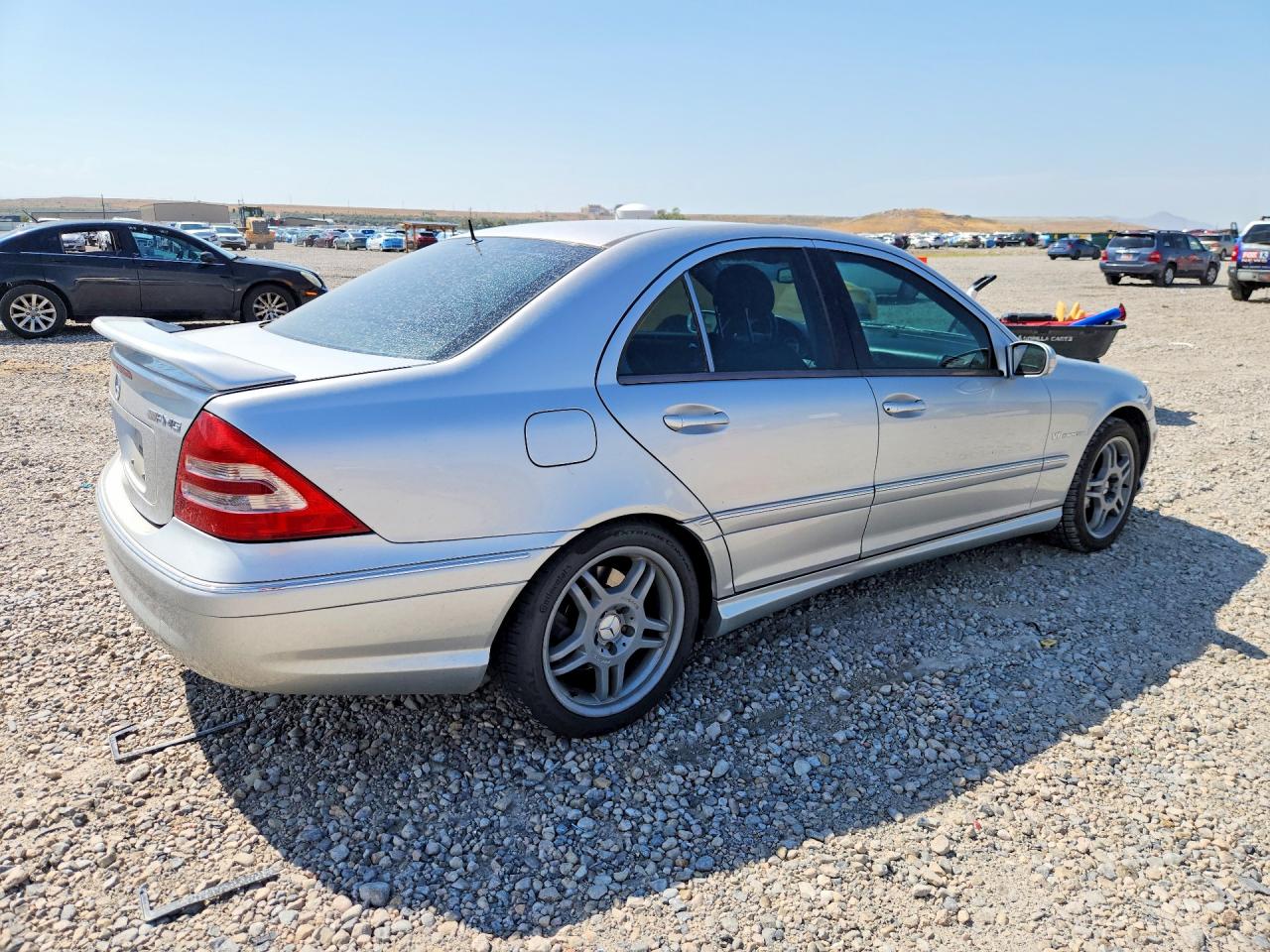 2003 Mercedes-benz C 32 Amg Kompressor Silver vin: WDBRF65J03F436339