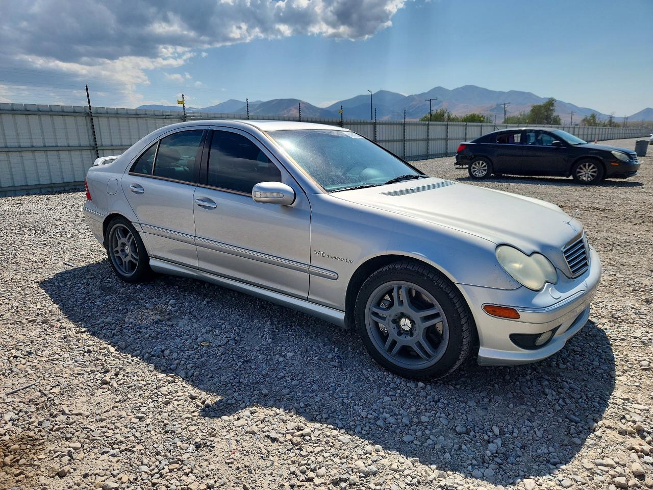 2003 Mercedes-benz C 32 Amg Kompressor Silver vin: WDBRF65J03F436339
