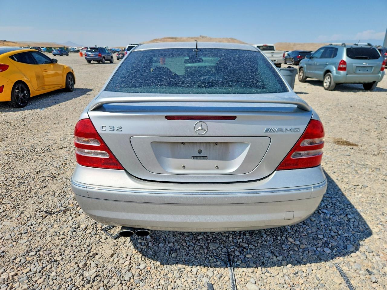 2003 Mercedes-benz C 32 Amg Kompressor Silver vin: WDBRF65J03F436339