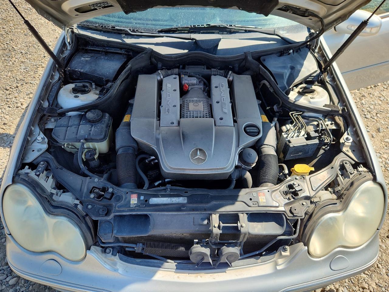 2003 Mercedes-benz C 32 Amg Kompressor Silver vin: WDBRF65J03F436339