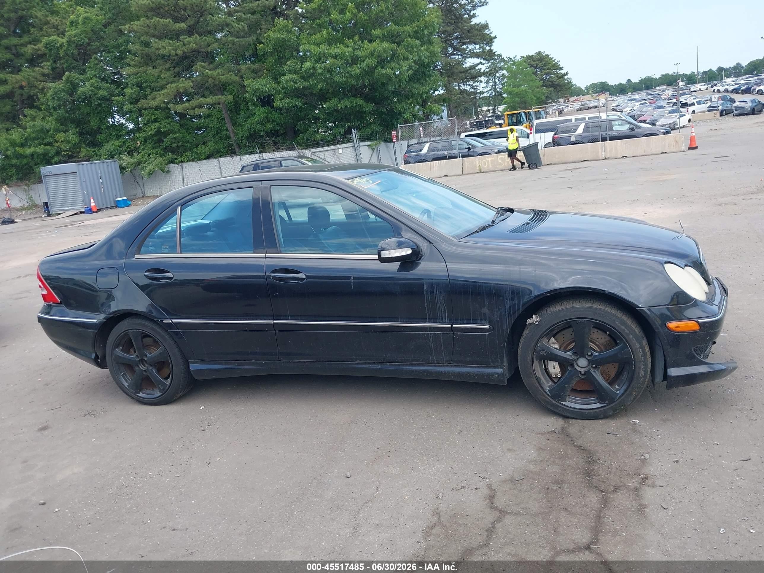 2002 Mercedes-benz C 32 Amg   Черный vin: WDBRF65J12F217999