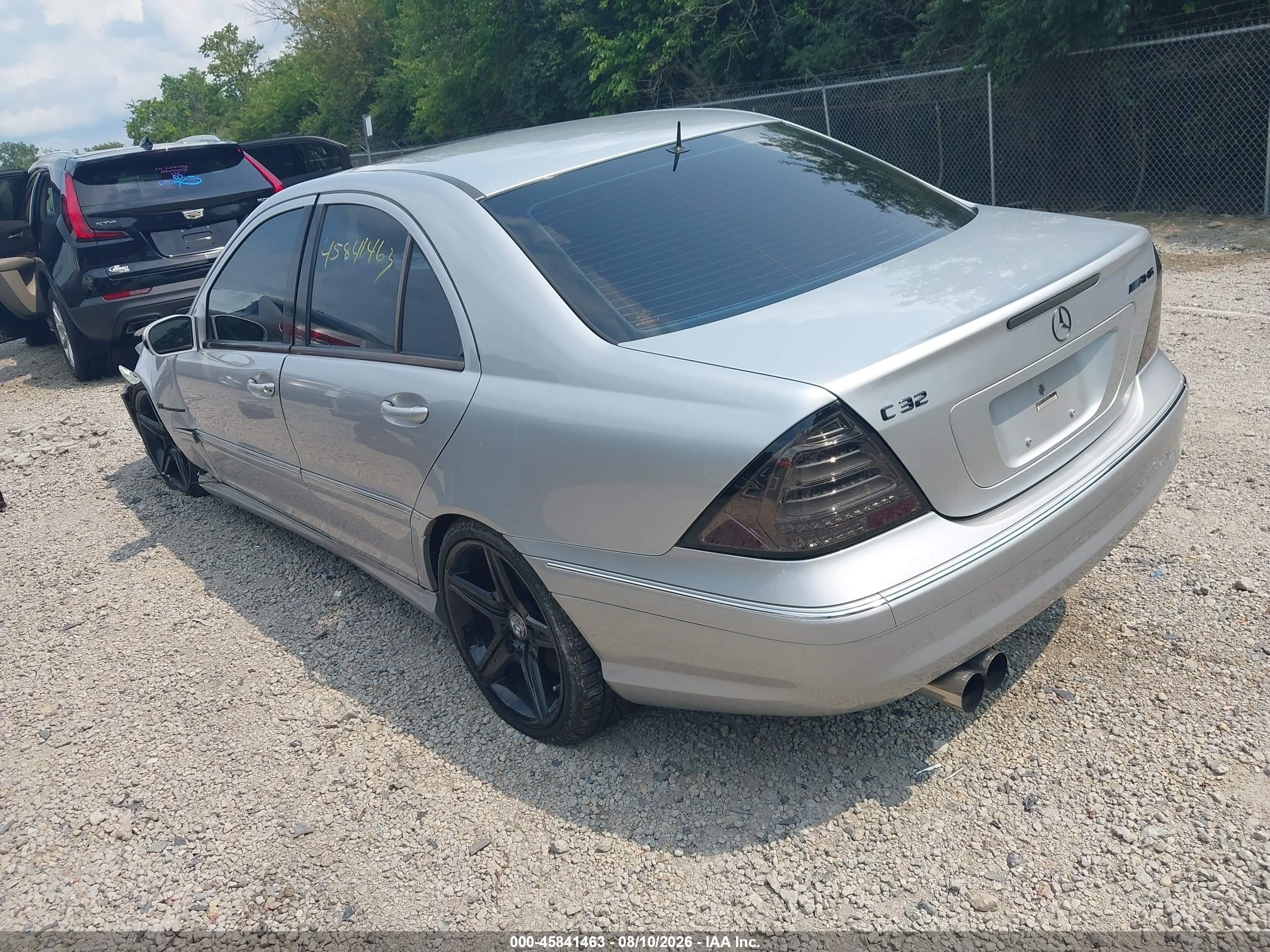 2002 Mercedes-benz C 32 Amg Silver vin: WDBRF65J12F242126