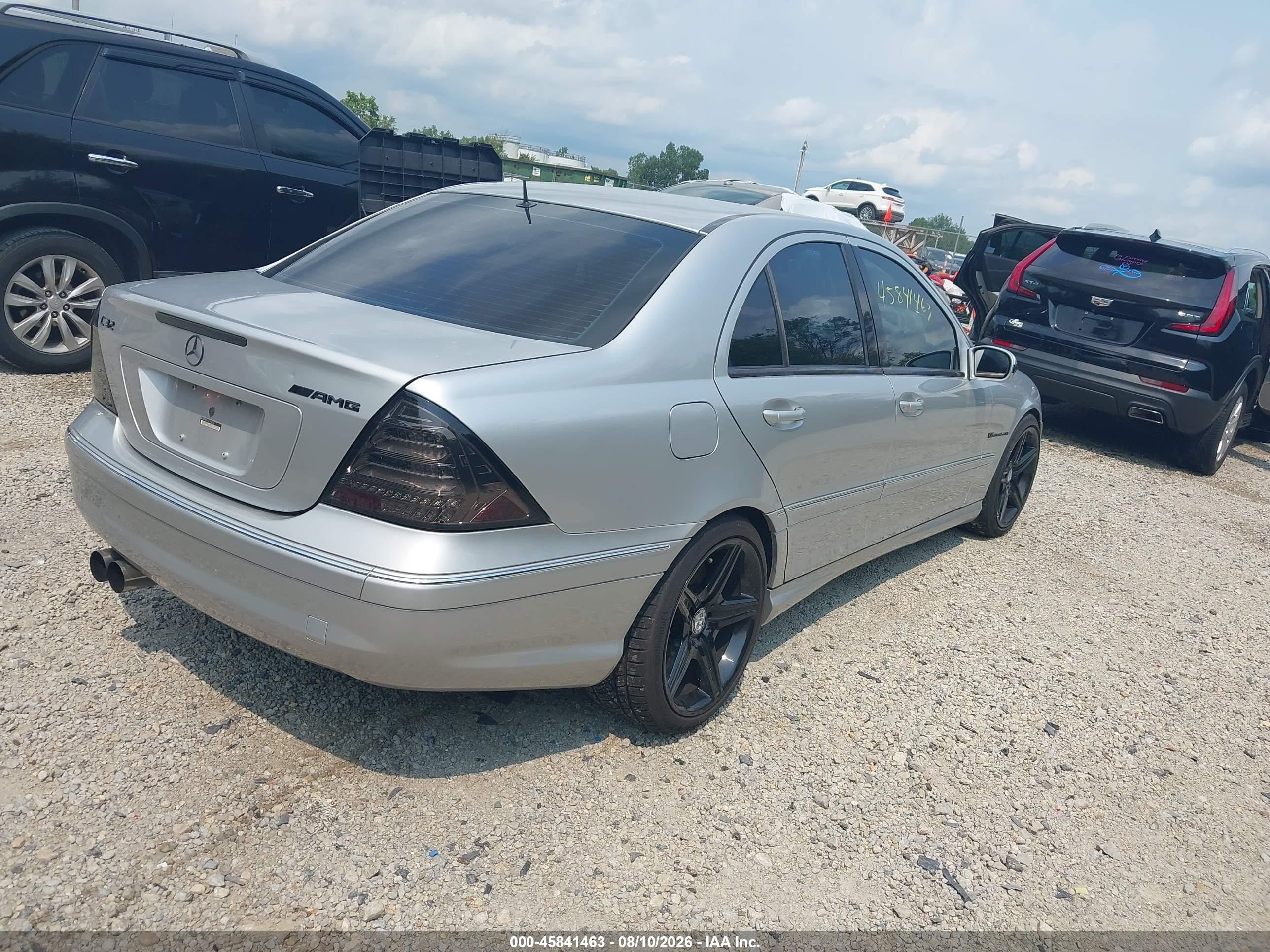 2002 Mercedes-benz C 32 Amg Silver vin: WDBRF65J12F242126