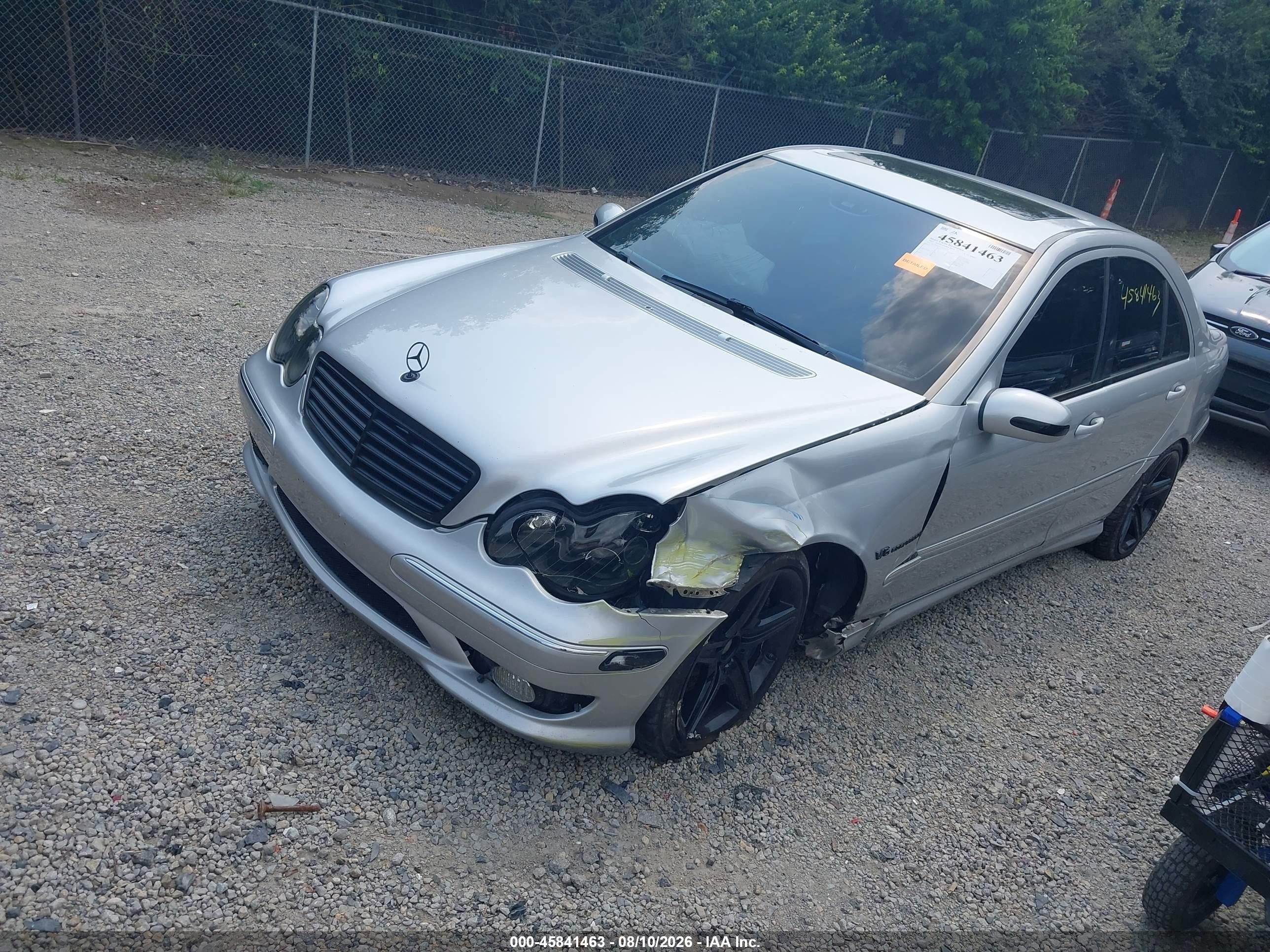2002 Mercedes-benz C 32 Amg Silver vin: WDBRF65J12F242126