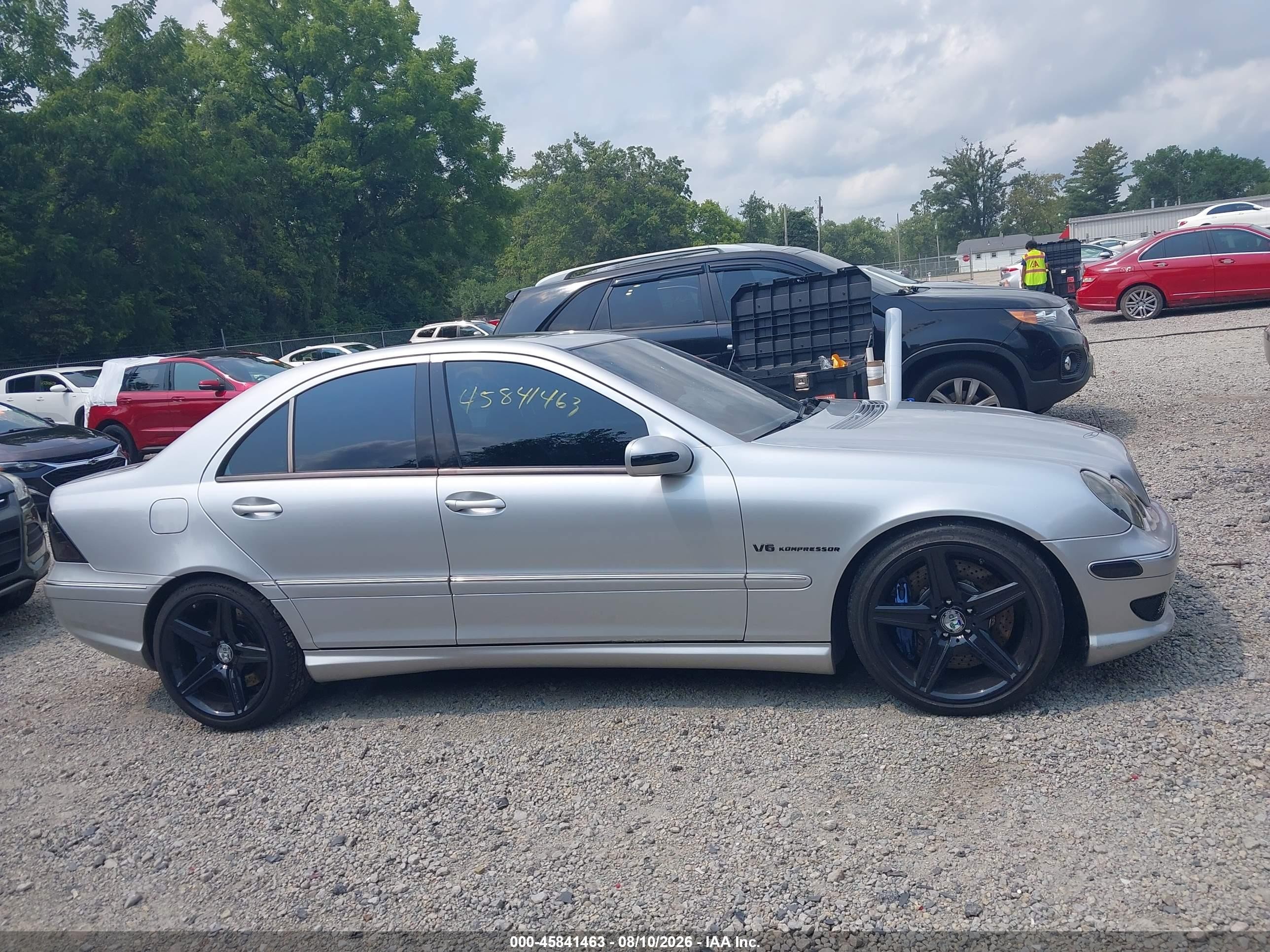 2002 Mercedes-benz C 32 Amg Silver vin: WDBRF65J12F242126
