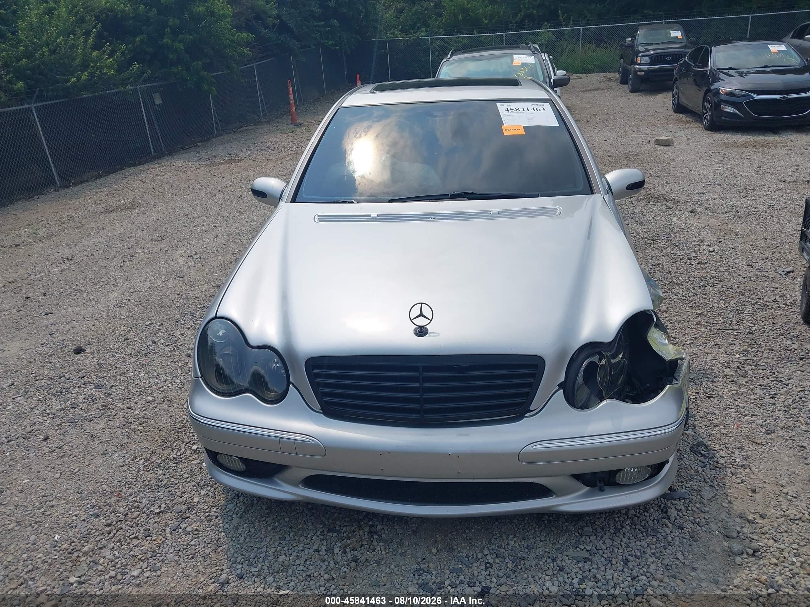 2002 Mercedes-benz C 32 Amg Silver vin: WDBRF65J12F242126