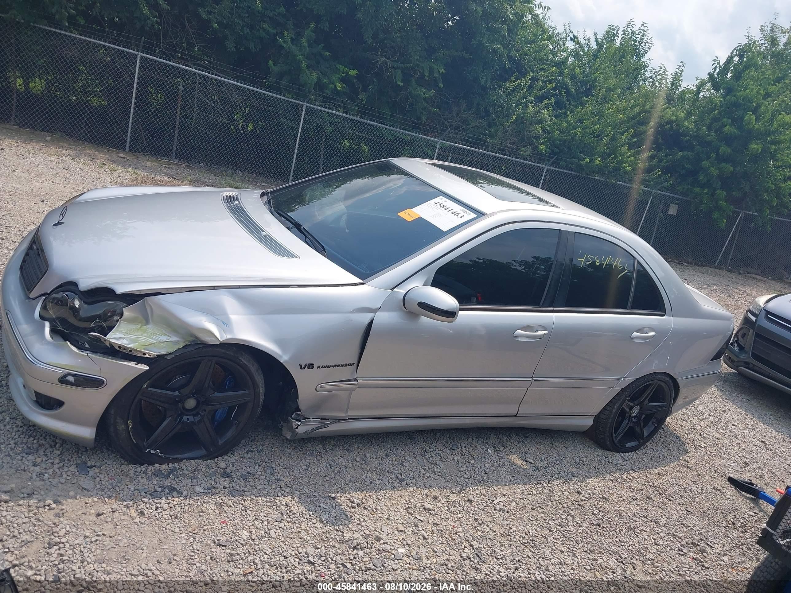 2002 Mercedes-benz C 32 Amg Silver vin: WDBRF65J12F242126