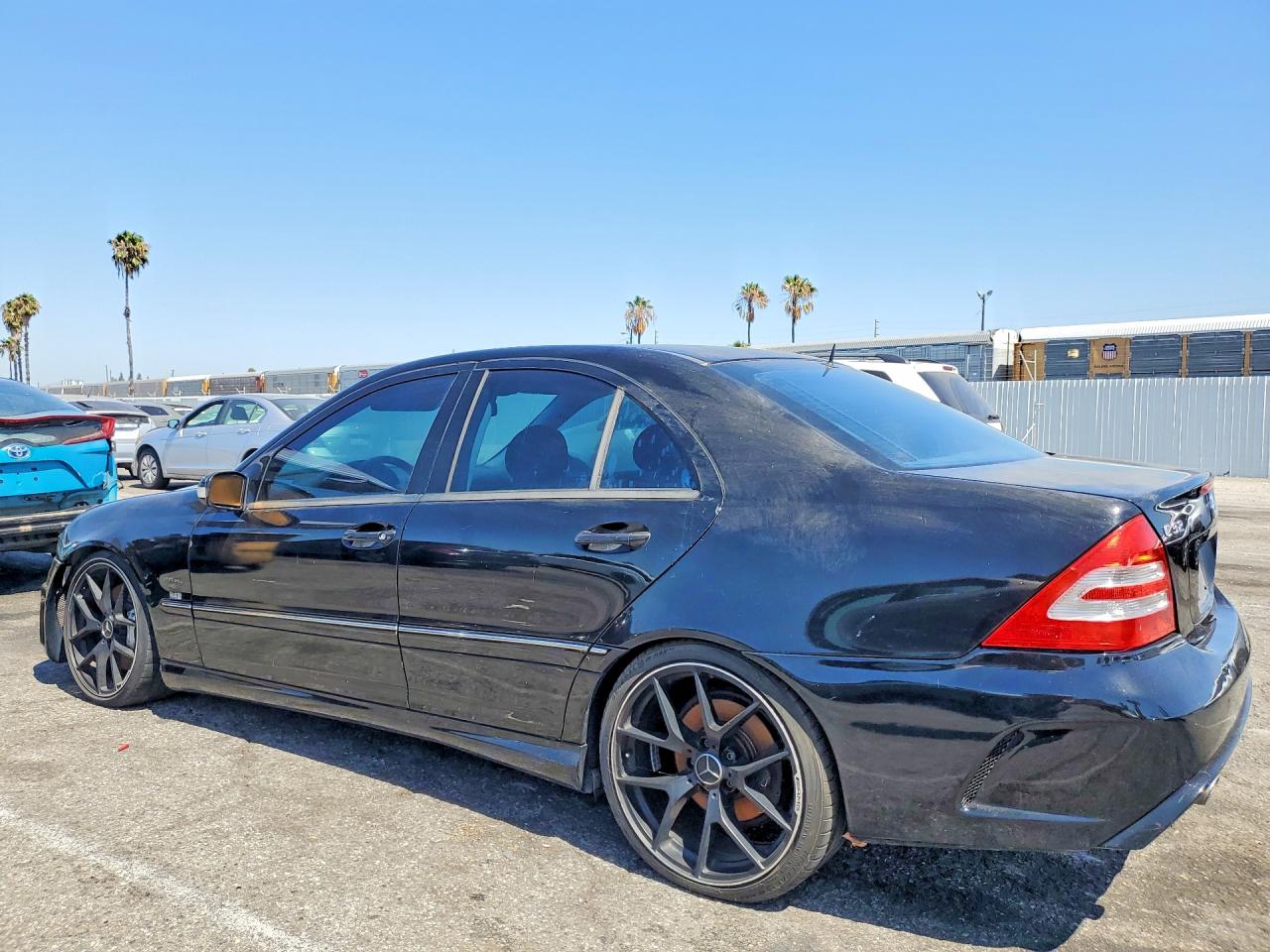 2003 Mercedes-benz C 32 Amg Kompressor Черный vin: WDBRF65J13F411496