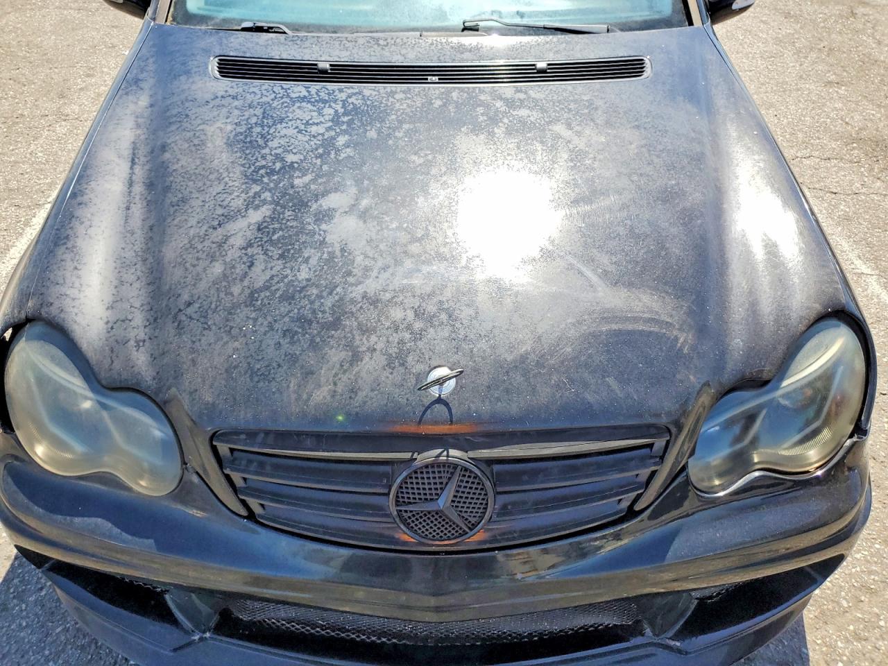 2003 Mercedes-benz C 32 Amg Kompressor Черный vin: WDBRF65J13F411496