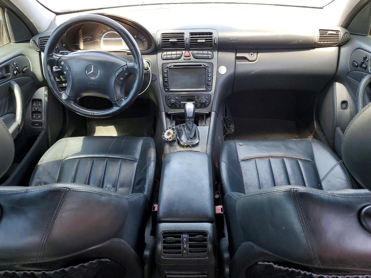 2003 Mercedes-benz C 32 Amg Kompressor Черный vin: WDBRF65J13F411496