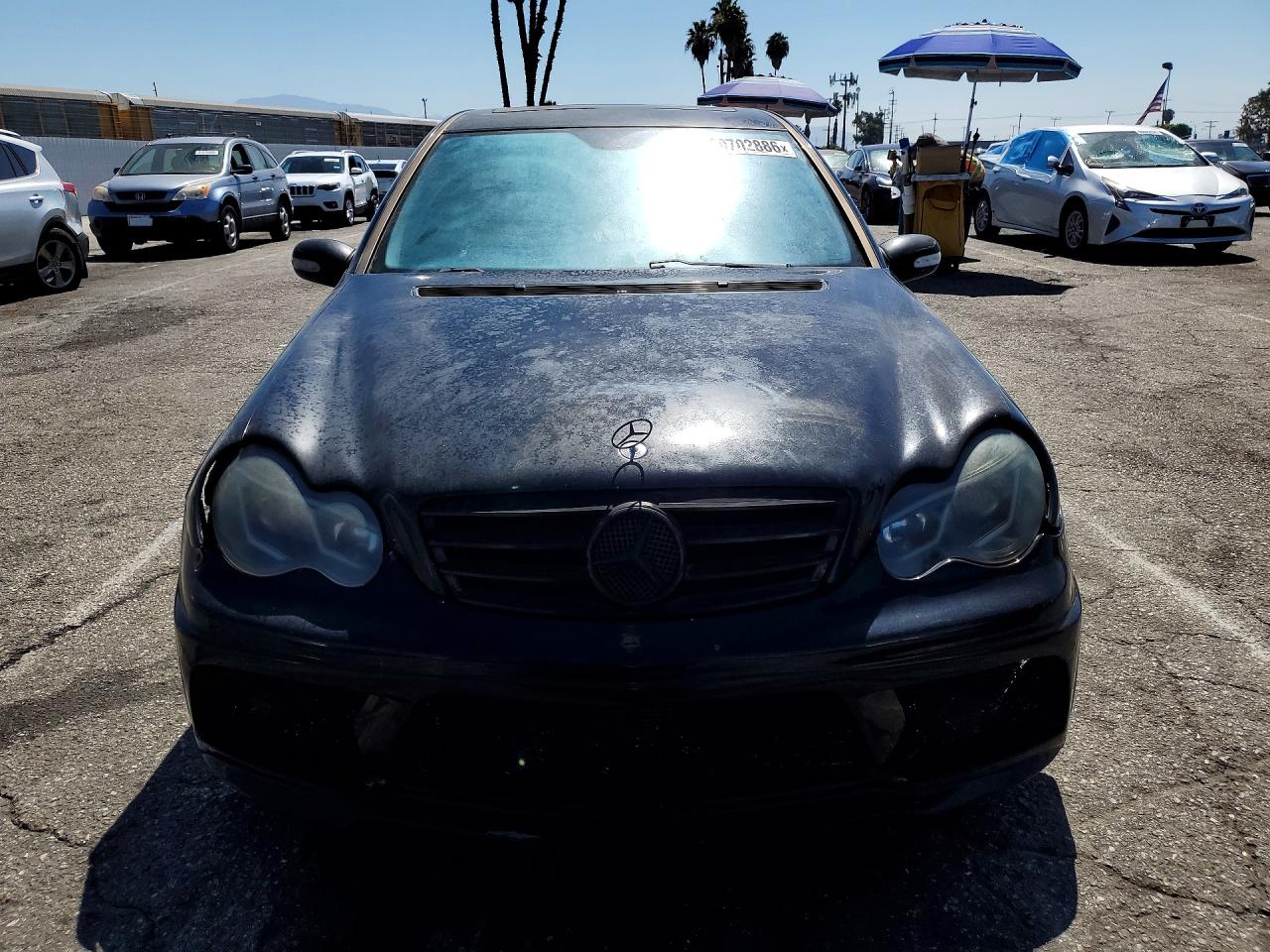 2003 Mercedes-benz C 32 Amg Kompressor Черный vin: WDBRF65J13F411496