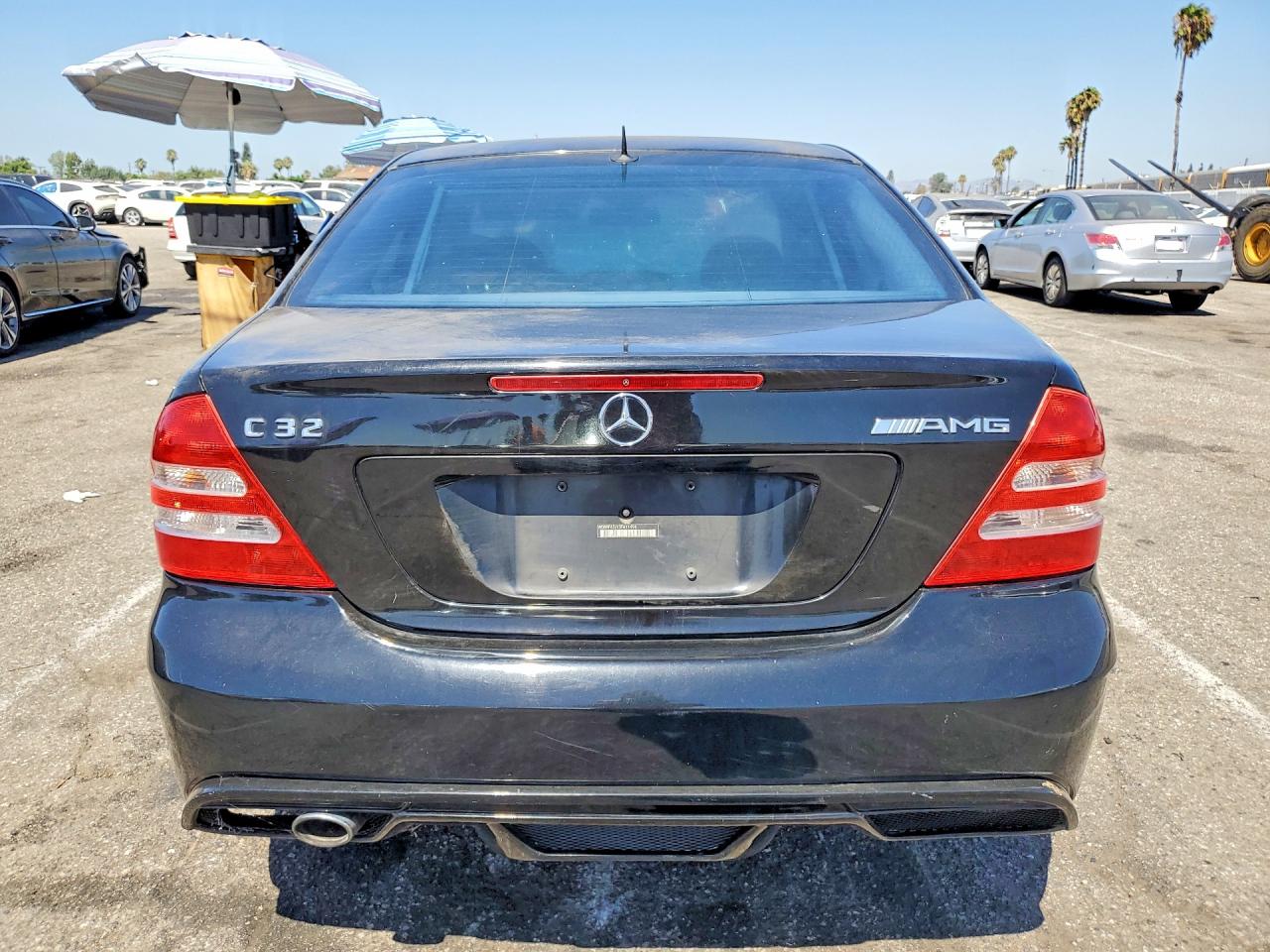 2003 Mercedes-benz C 32 Amg Kompressor Черный vin: WDBRF65J13F411496