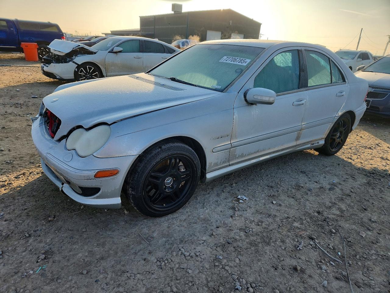 2003 Mercedes-benz C 32 Amg Kompressor Silver vin: WDBRF65J13F415371