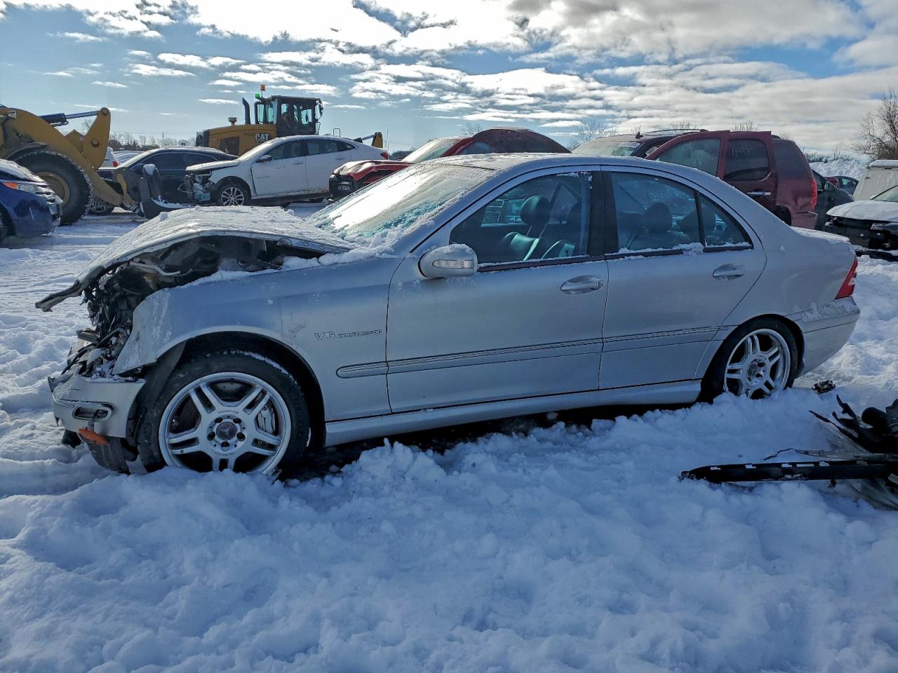 2003 Mercedes-benz C 32 Amg Kompressor Silver vin: WDBRF65J23F364298