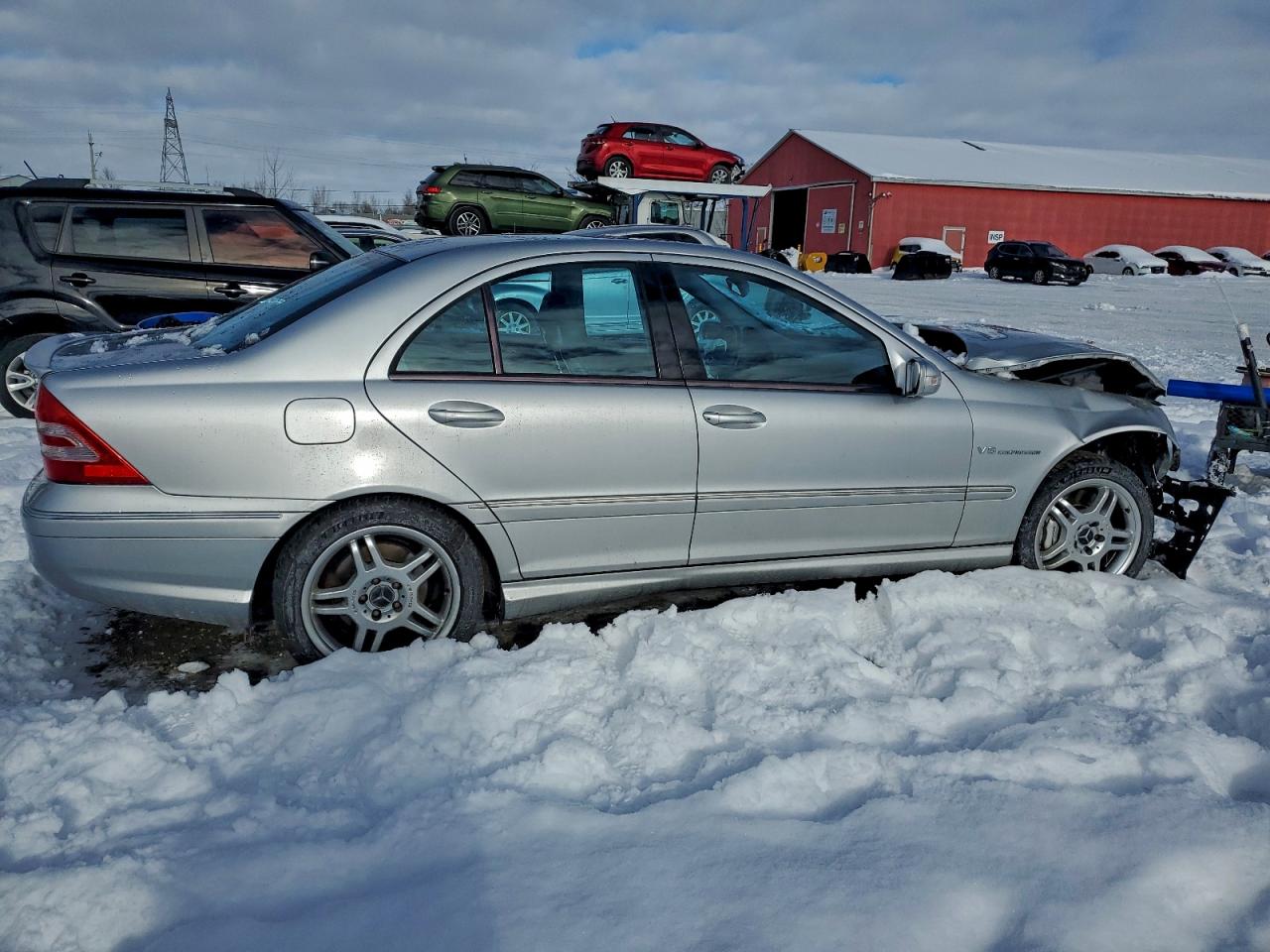 2003 Mercedes-benz C 32 Amg Kompressor Silver vin: WDBRF65J23F364298