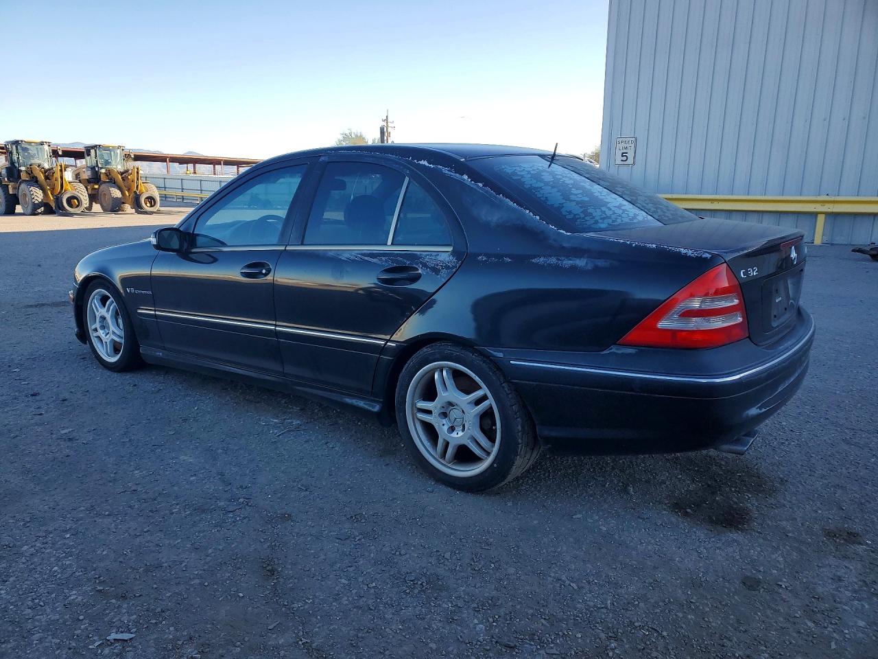 2002 Mercedes-benz C 32 Amg Kompressor Черный vin: WDBRF65J92F225140