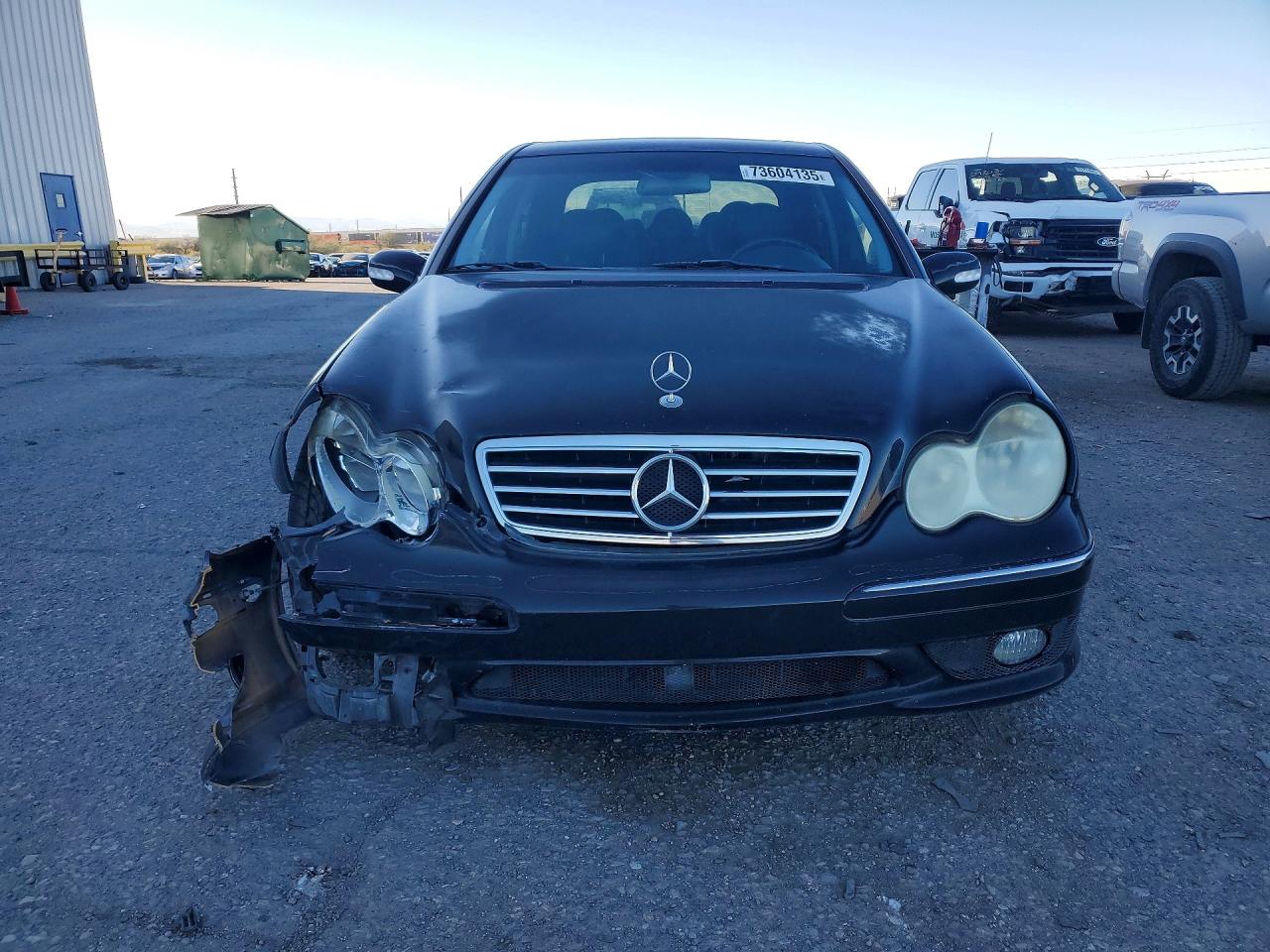 2002 Mercedes-benz C 32 Amg Kompressor Черный vin: WDBRF65J92F225140