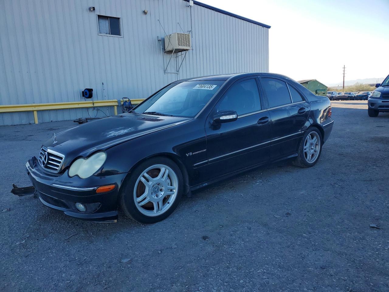 2002 Mercedes-benz C 32 Amg Kompressor Черный vin: WDBRF65J92F225140