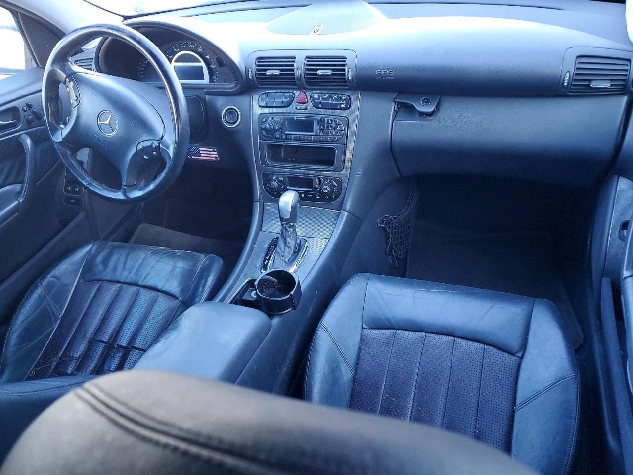 2002 Mercedes-benz C 32 Amg Kompressor Черный vin: WDBRF65J92F225140
