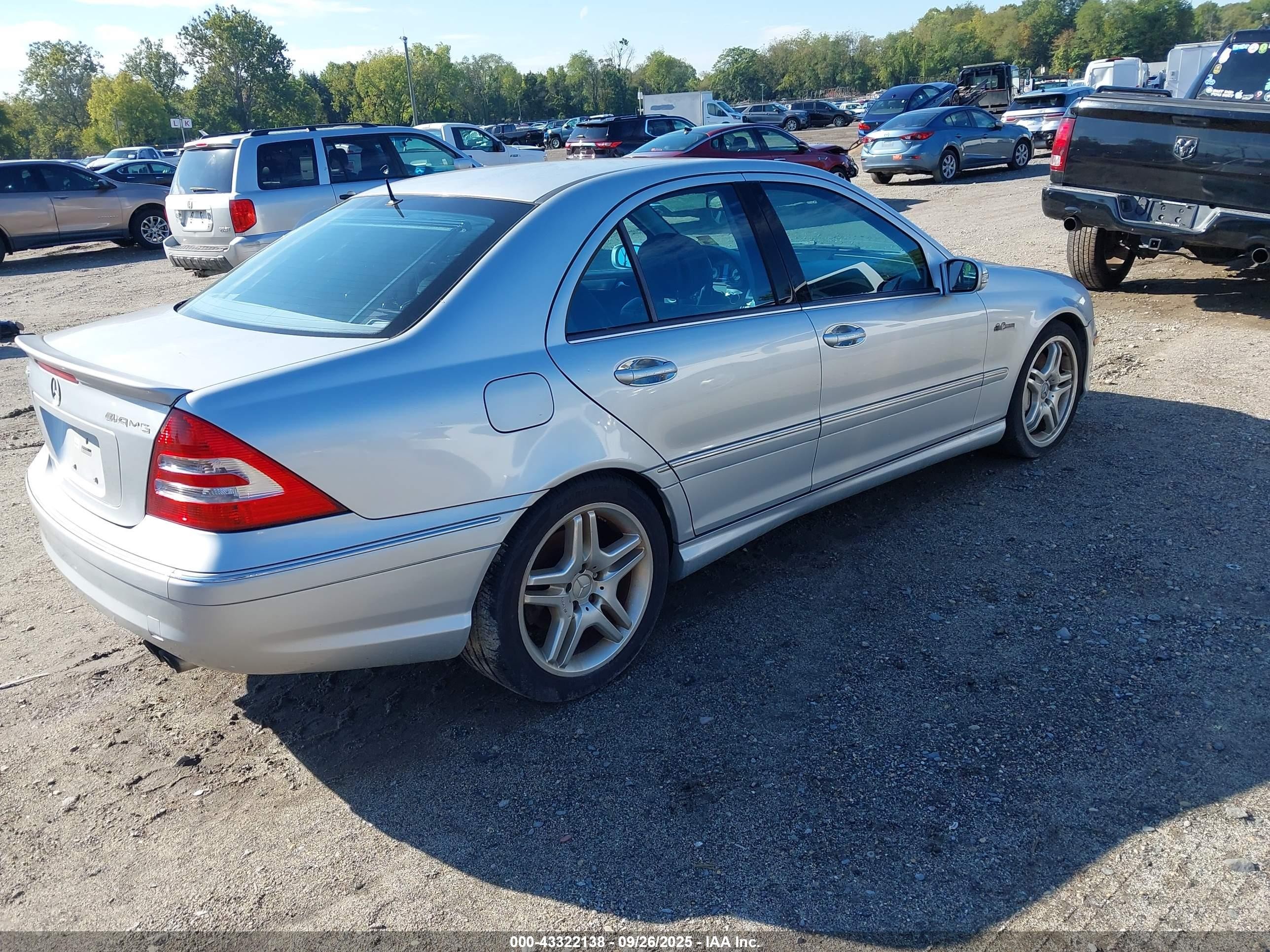 2006 Mercedes-benz C 55 Amg   Silver vin: WDBRF76J06F740750