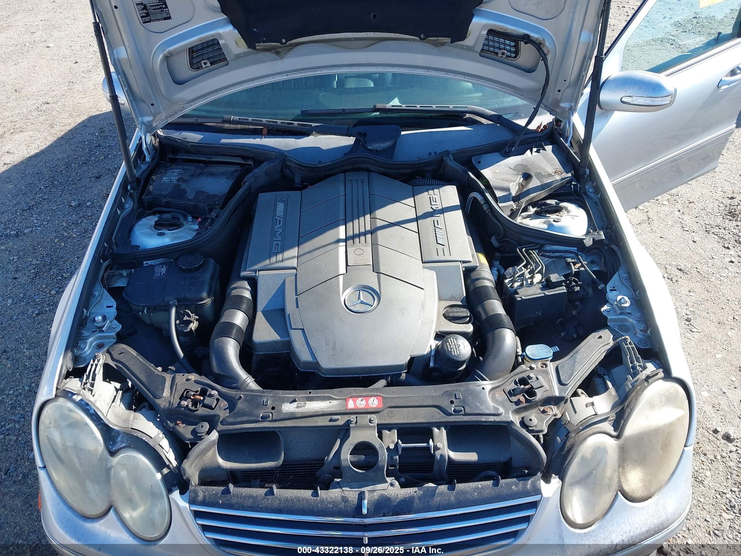2006 Mercedes-benz C 55 Amg   Silver vin: WDBRF76J06F740750