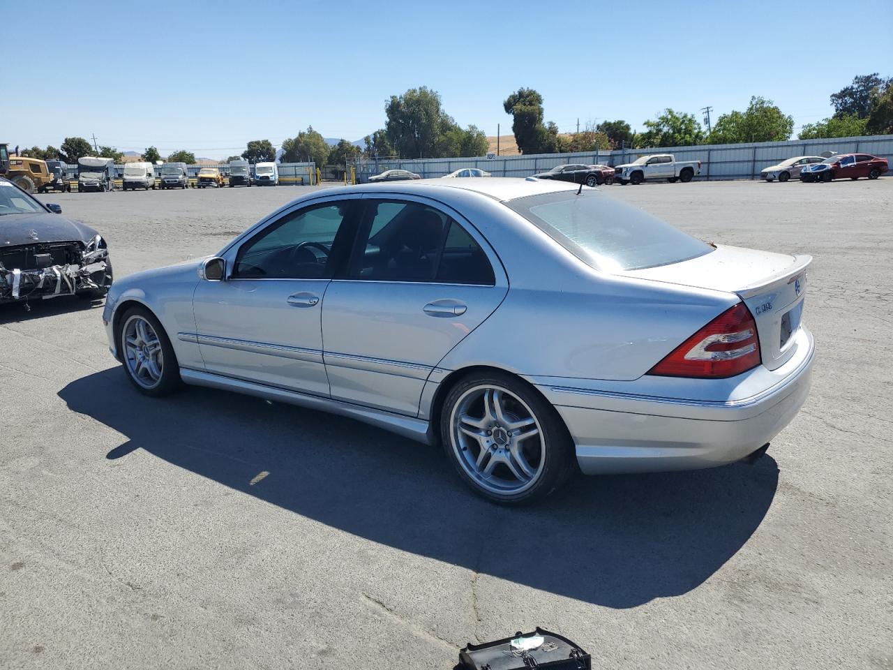 2006 Mercedes-benz C 55 Amg Silver vin: WDBRF76J16F811440