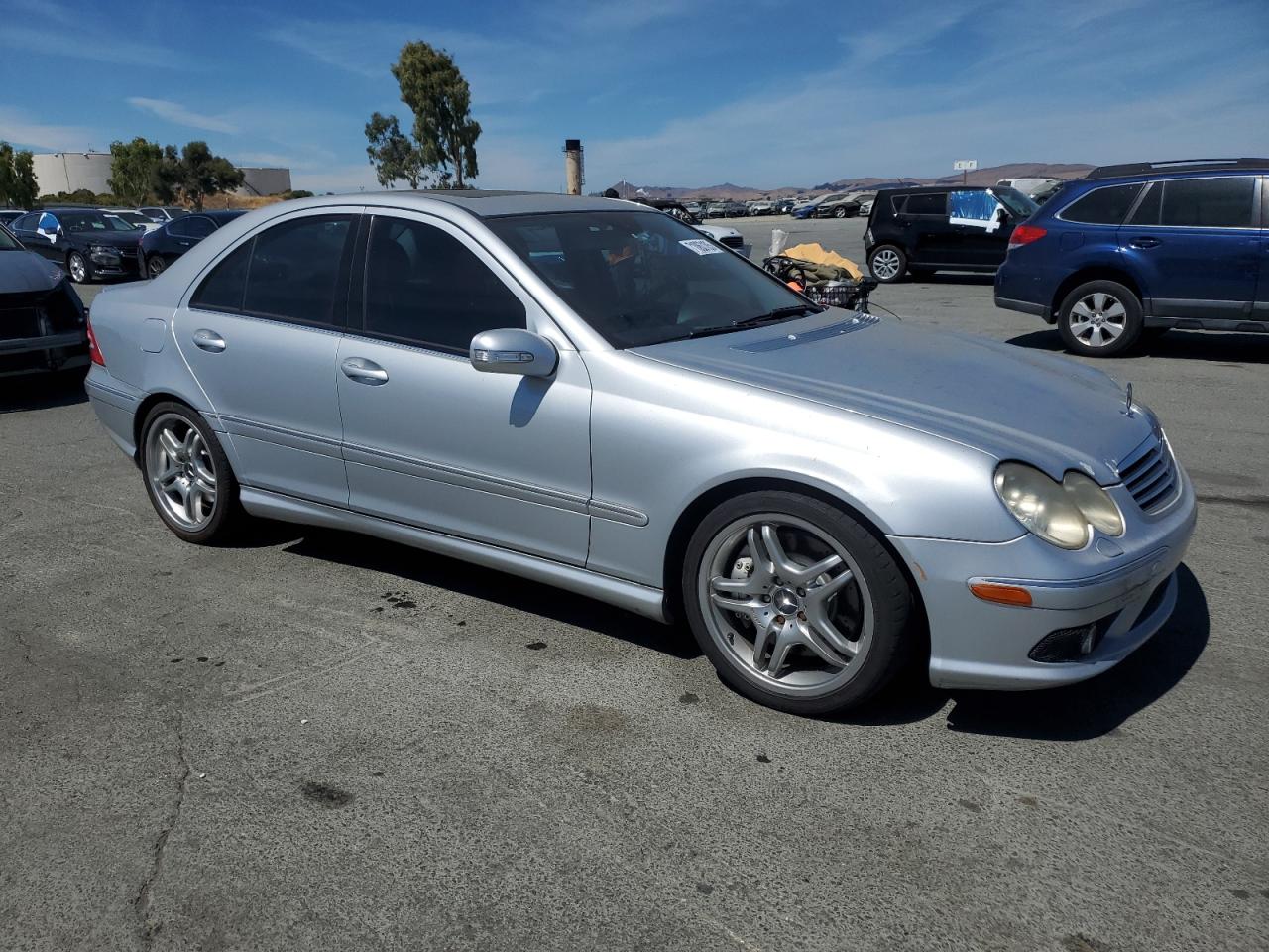 2006 Mercedes-benz C 55 Amg Silver vin: WDBRF76J16F811440