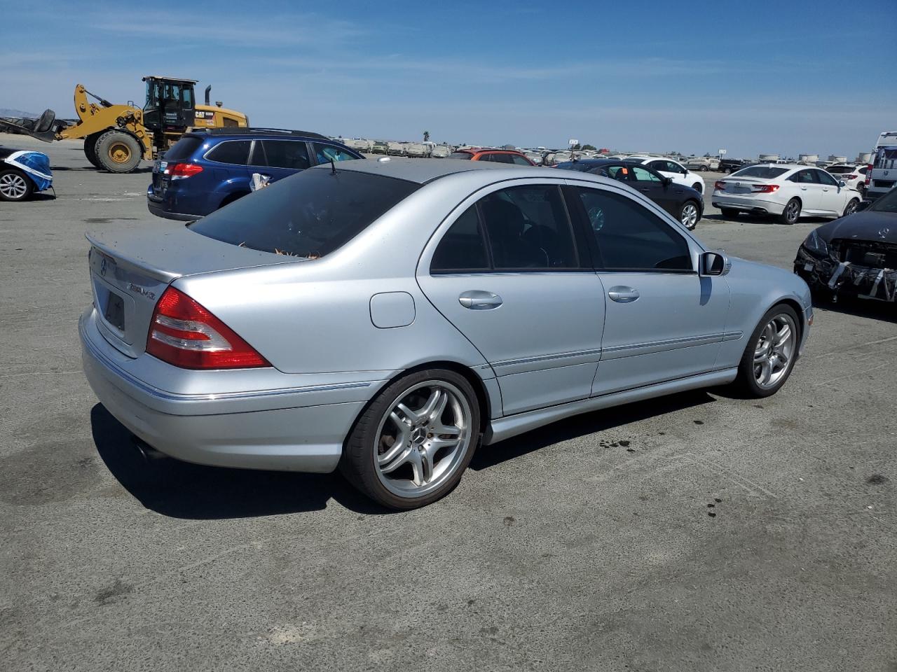 2006 Mercedes-benz C 55 Amg Silver vin: WDBRF76J16F811440
