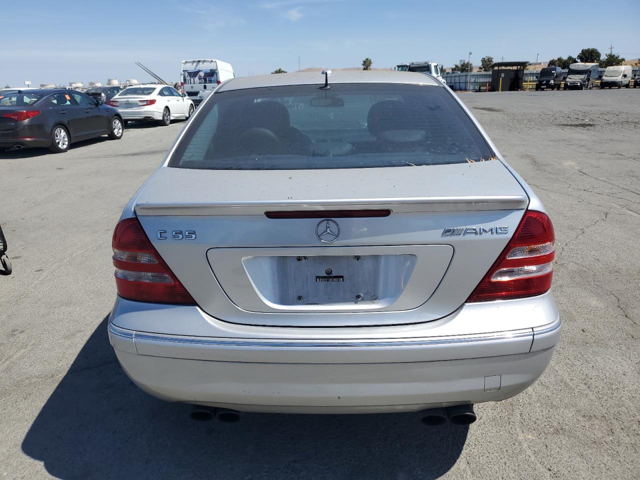 2006 Mercedes-benz C 55 Amg Silver vin: WDBRF76J16F811440