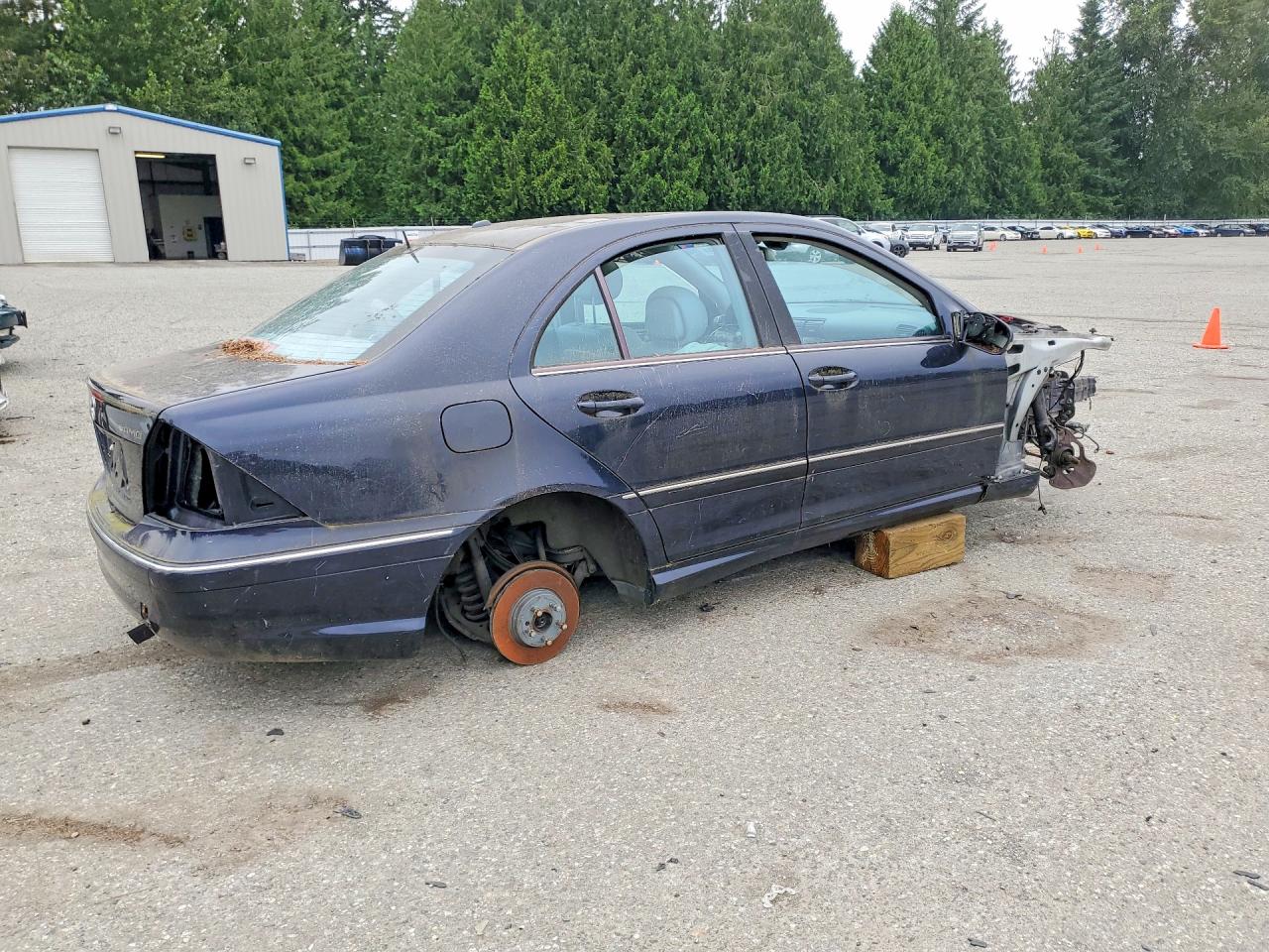 2006 Mercedes-benz C 55 Amg Blue vin: WDBRF76J26F777606