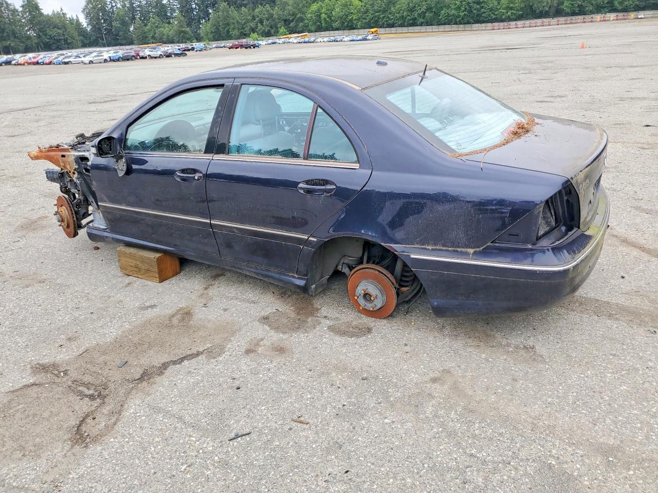 2006 Mercedes-benz C 55 Amg Blue vin: WDBRF76J26F777606