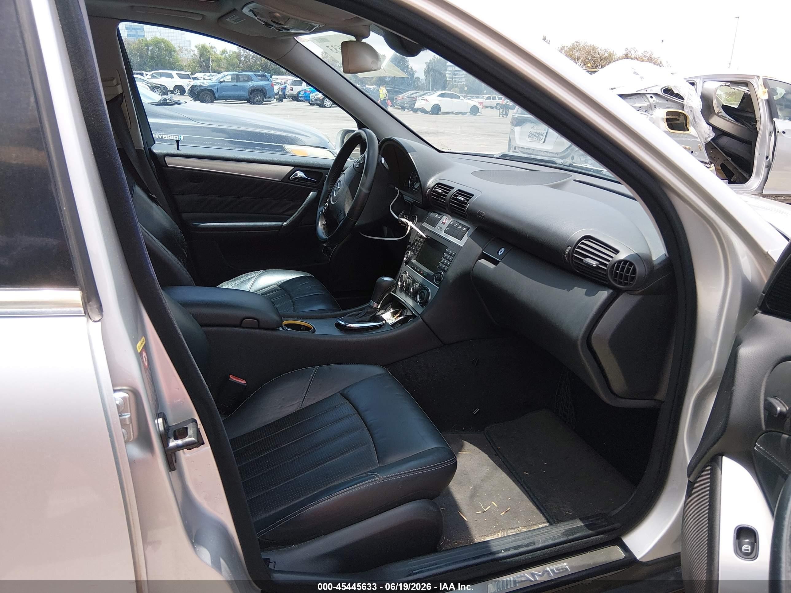2005 Mercedes-benz C 55 Amg   Silver vin: WDBRF76J35F601534
